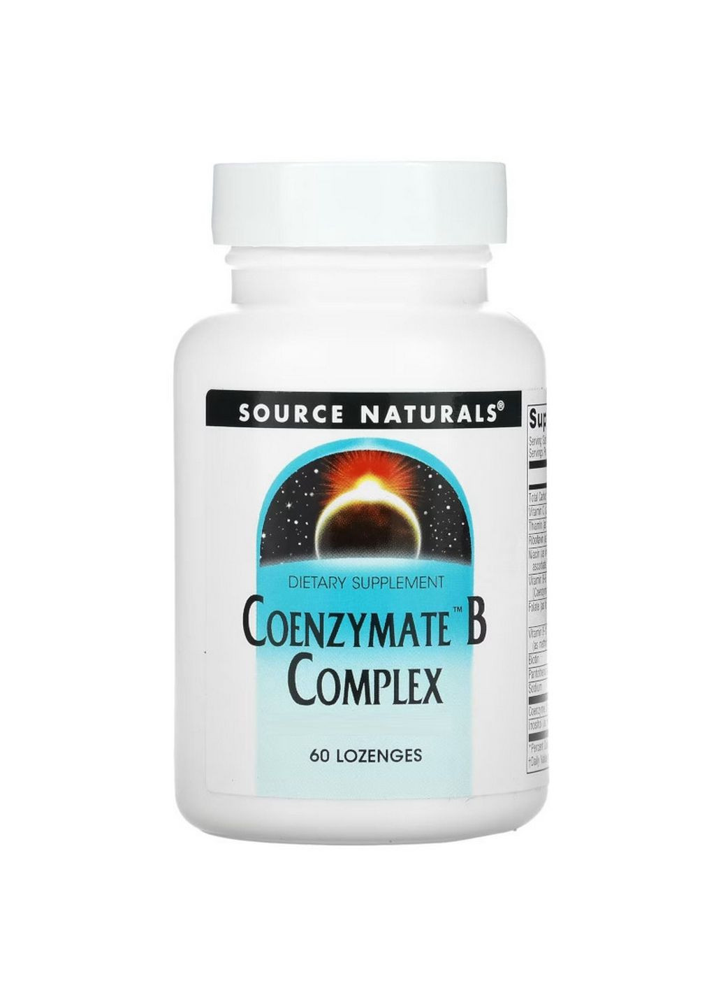 Витамины и минералы Coenzymate B Complex, 60 леденцов Апельсин Source Naturals (293483160)