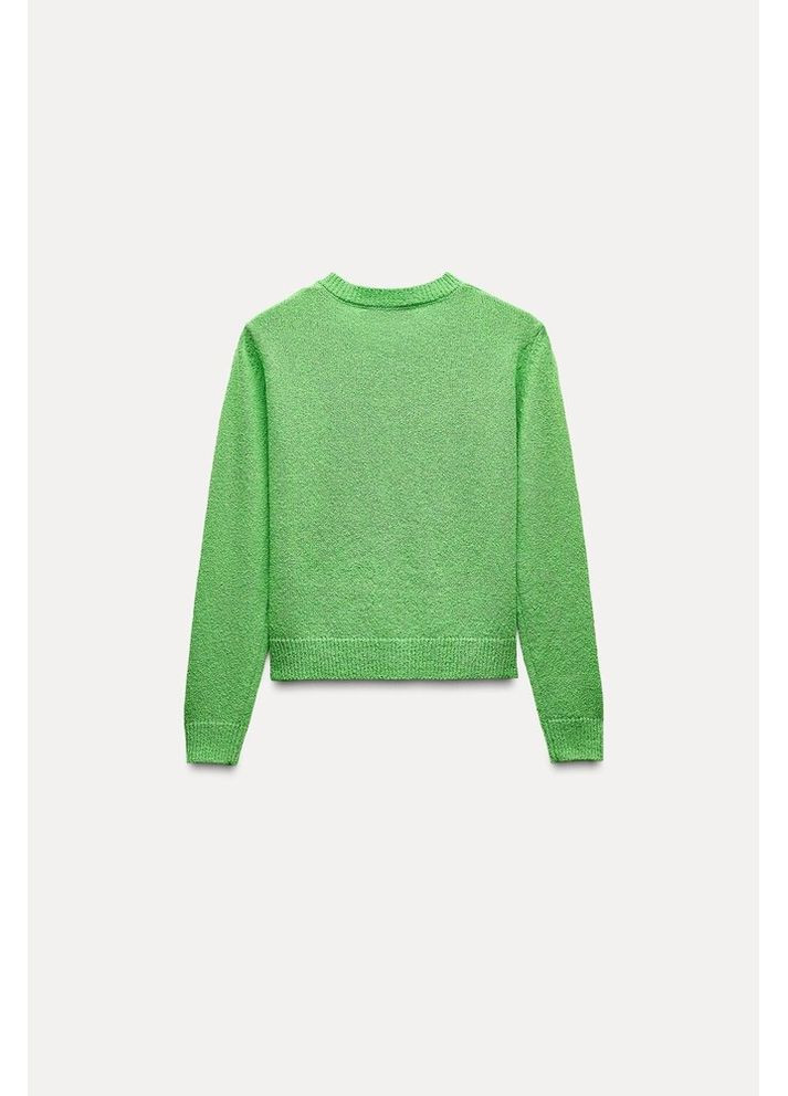 Зеленый демисезонный кардиган Zara