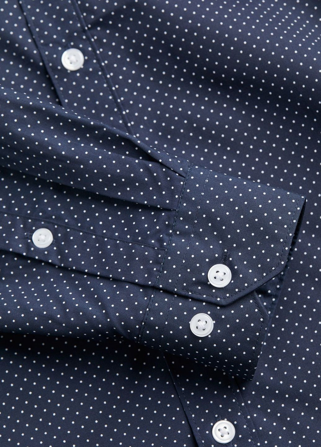 Темно-синяя классическая рубашка H&M