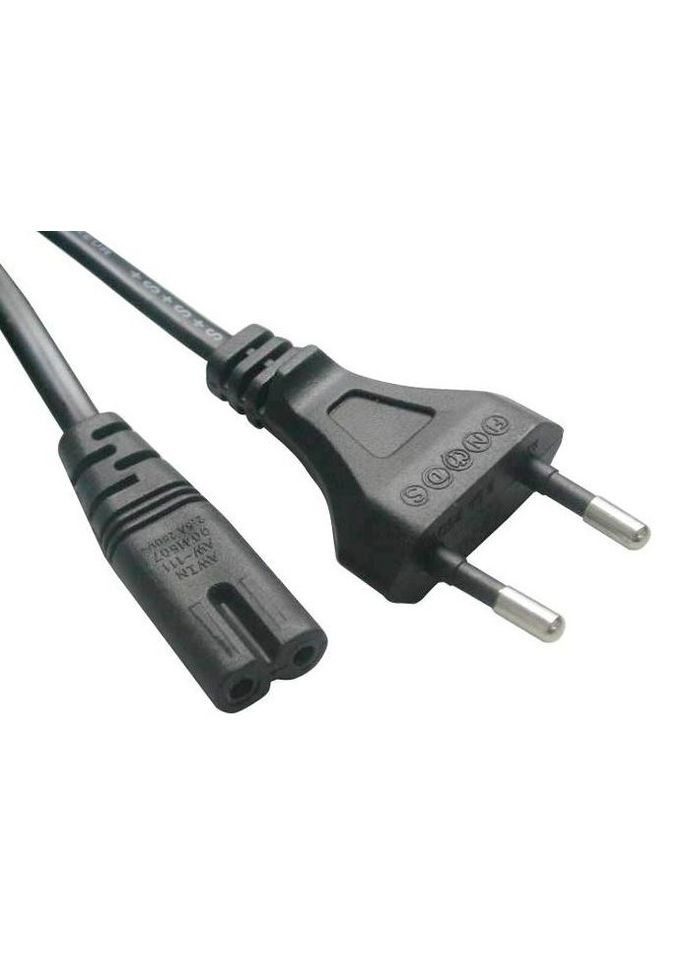 Кабель живлення пристроїв IEC(EuroPlug) (C7) Euro8 M/M (тато/тато) 1.8m мідні жили січенням 0.75 кв.мм Sevian (370205411)
