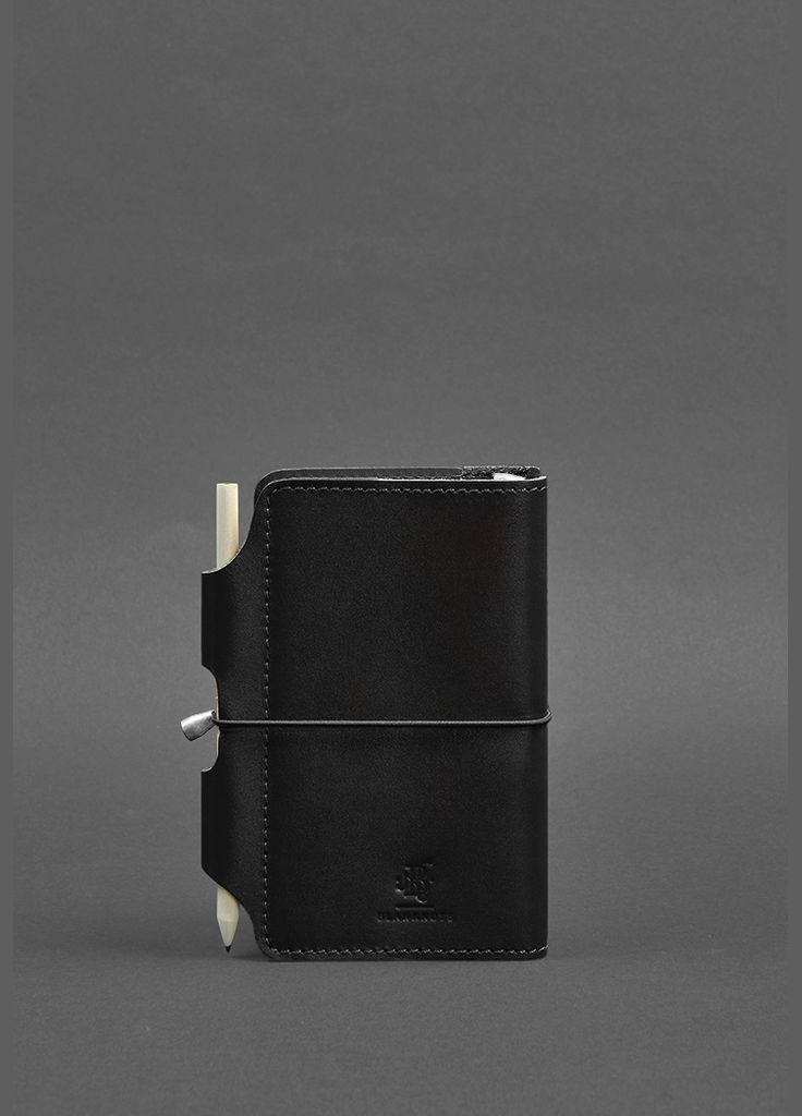 Шкіряний блокнот (Софт-бук) 3.0 чорний (A-026389) BlankNote (328961577)