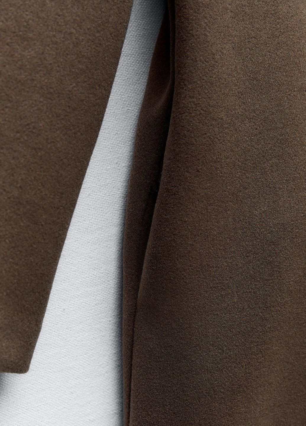 Серо-коричневое демисезонное Пальто Zara