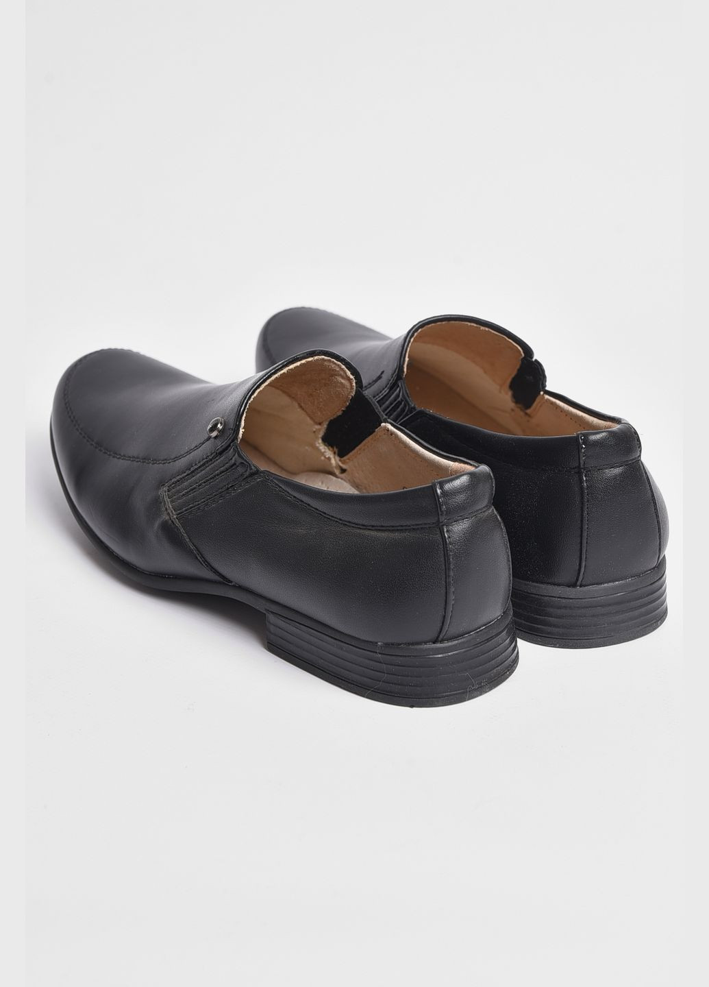 Туфлі підліткові для хлопчика чорного кольору Let's Shop (289457002)