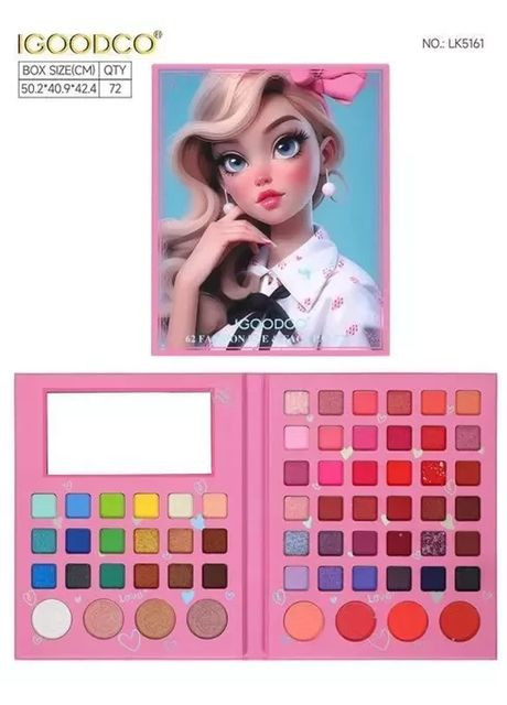 Набор детской косметики палетка теней для век с аксессуарами Igoodco LK5161 No Brand (362432559)