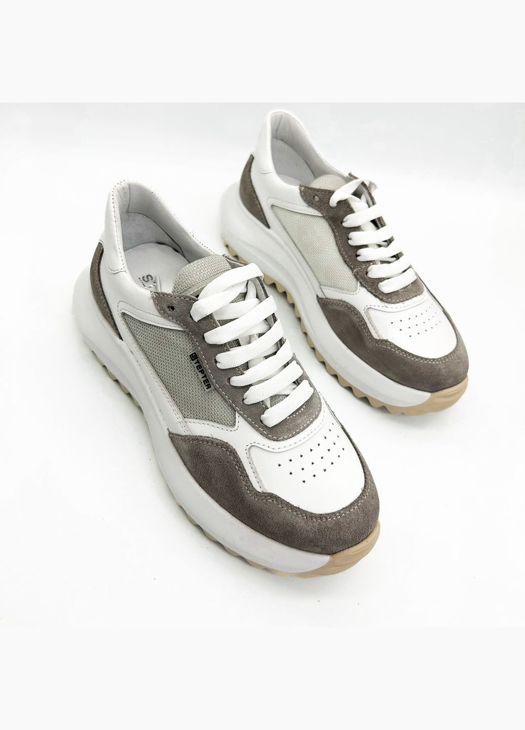 Кросівки (р) Шкіра/Текстиль 0-1-1-8739 Stepter білі (328835992)