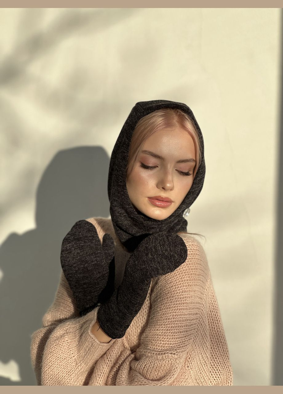 Комплект капор і рукавиці D.Hats (288137045)