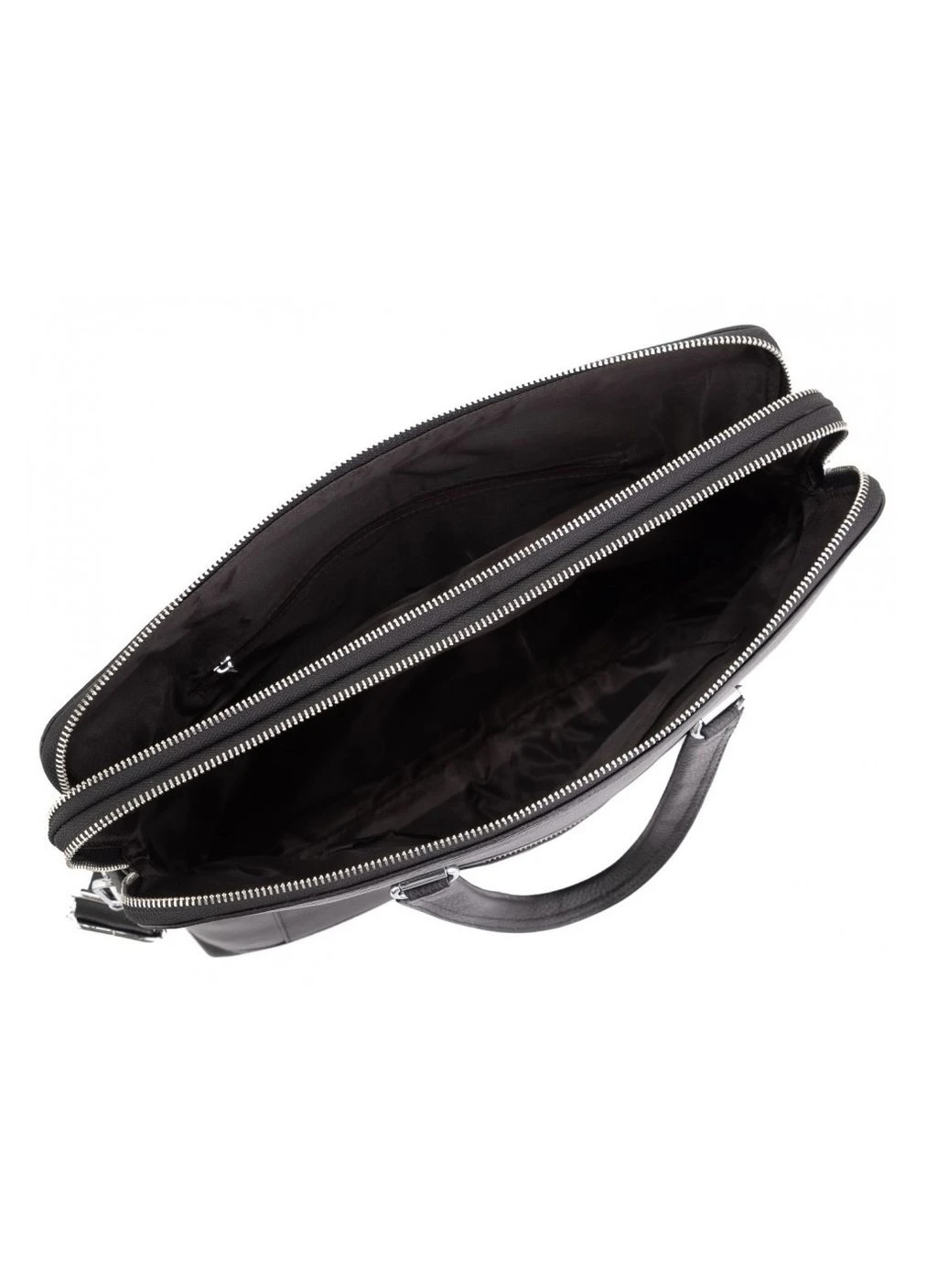 Шкіряна чоловіча чорна сумка для документів та ноутбука NV23712 Tiding Bag (304418837)