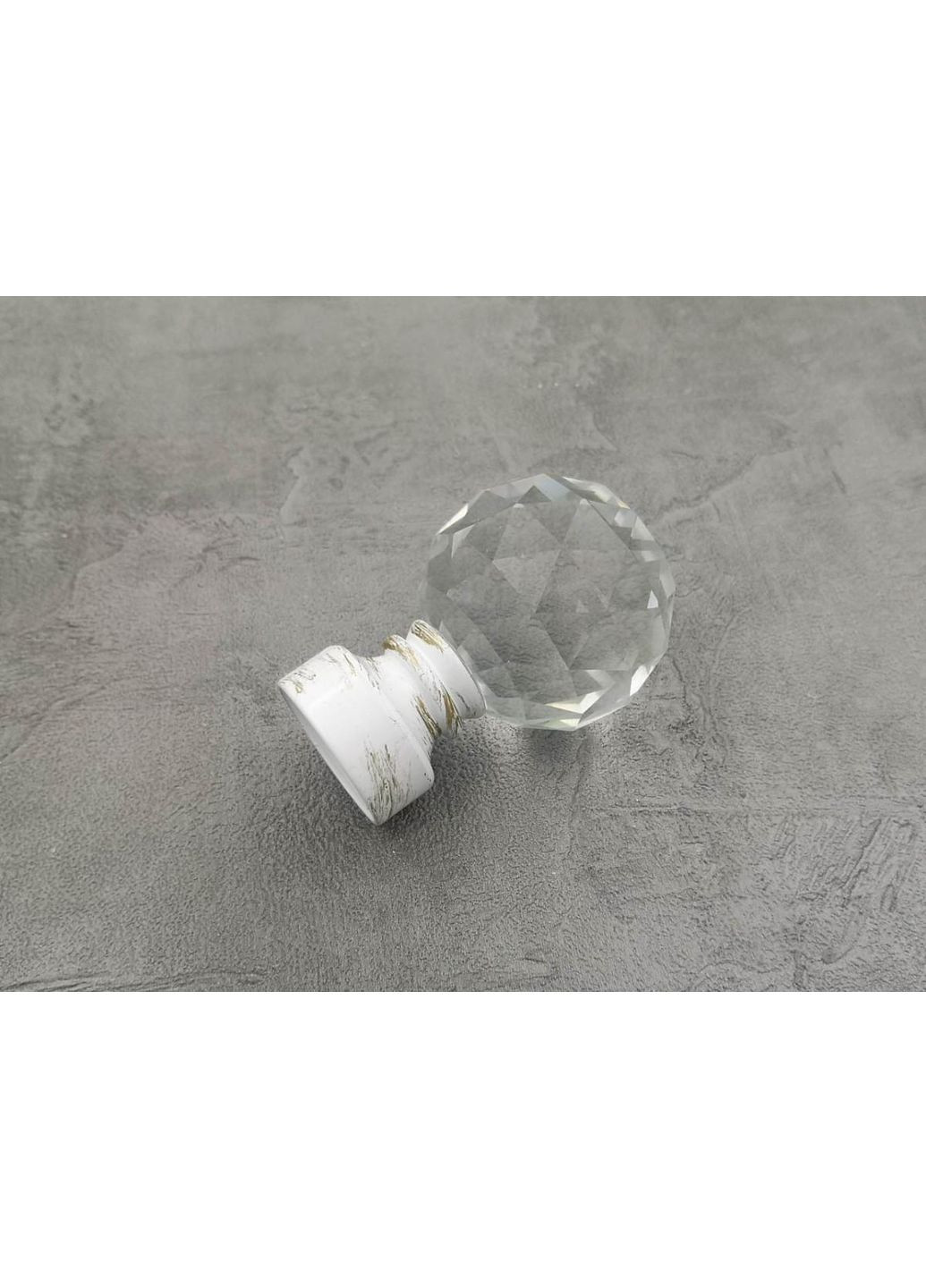 Карниз Люмієра гладка штанга одинарний ретро 25 мм 320 см Біле золото Quadrum (352781458)