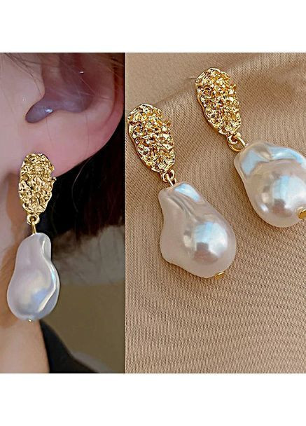 Сережки біжутерія Перлинка бароко No Brand (365751584)