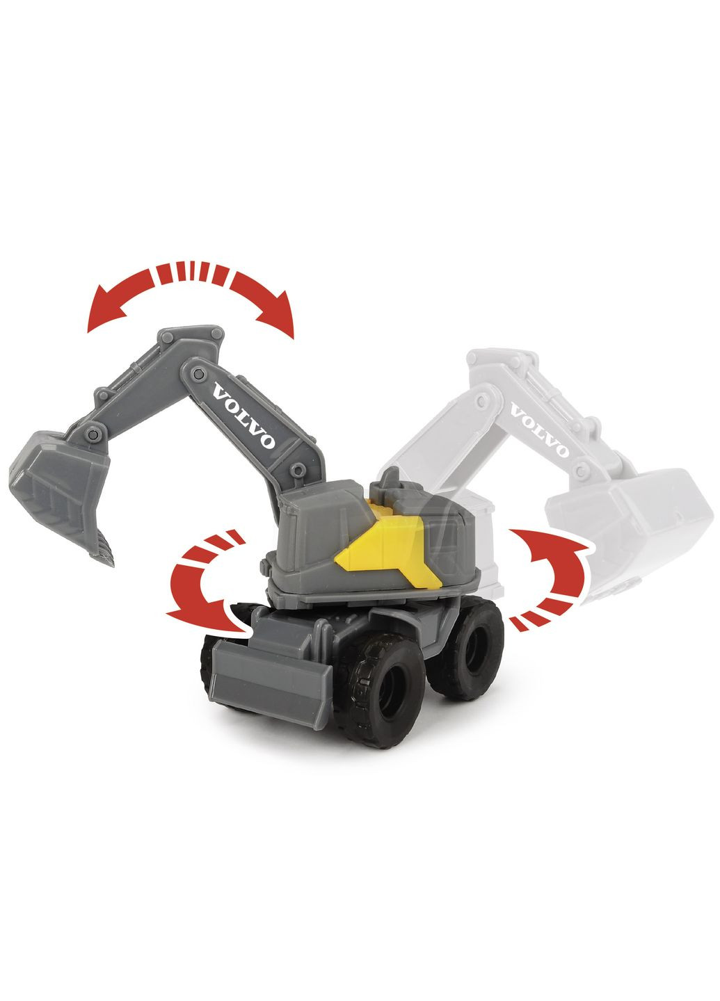 Ігровий набір Вольво Мікроробітники, 5 машин () Dickie toys 3722008 (361658914)