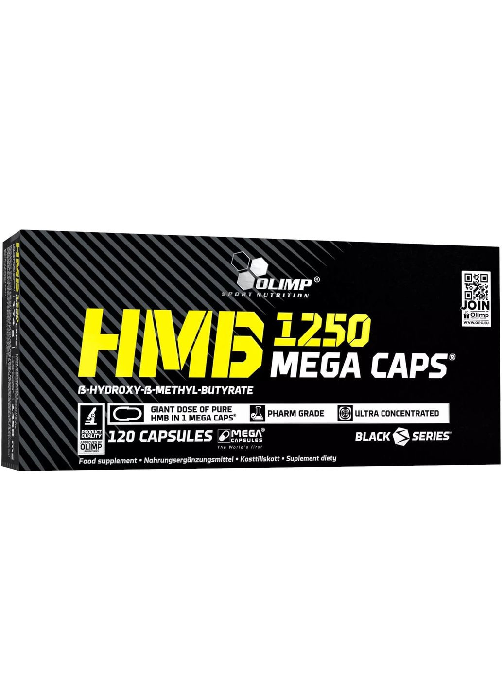 Бустер тестостерону "HMB 1250" HMB 1250 Mega Caps 120шт (1441304-30378373) Olimp Sport Nutrition (368607732)