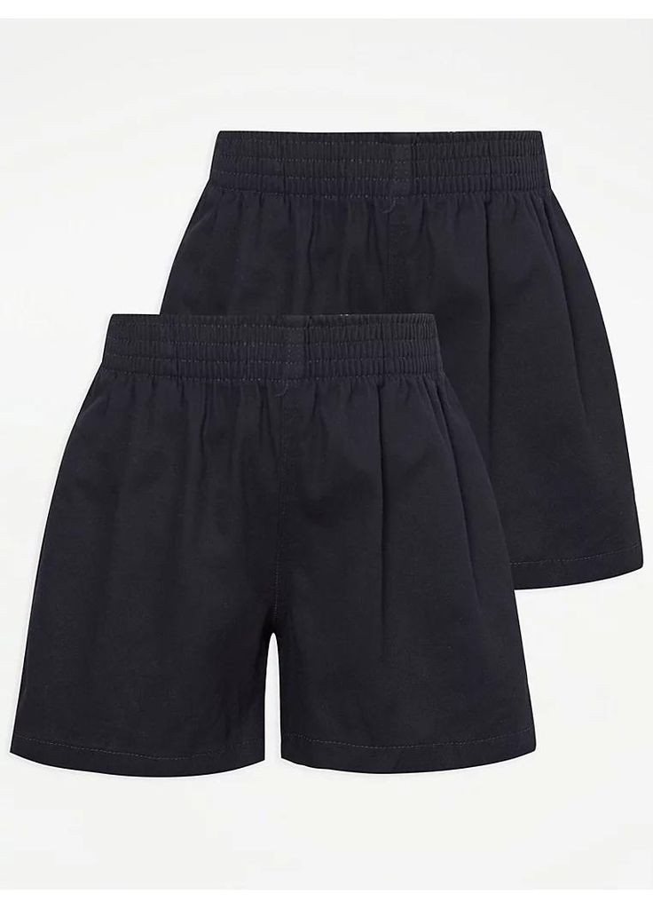 Набір дитячих шортів 2 шт на резинці для хлопчика Темно-сині (25091782) George (367581935)