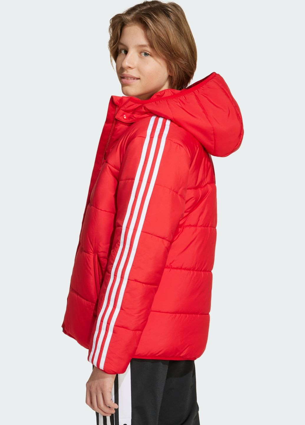 Красная демисезонная куртка adicolor kids adidas