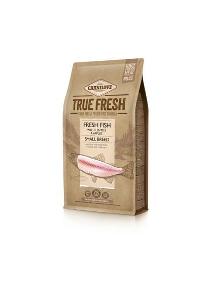 Корм сухой для собак малых пород True Fresh Fish Adult Small Breed с рыбой, 1,4 кг Carnilove (322875010)