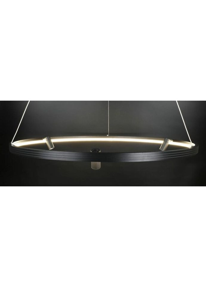 Люстра светодиодная подвесная LED светильник для квартиры на потолок лэд 26829 Черный 35-180х60х60 см. Sunnysky (324396096)