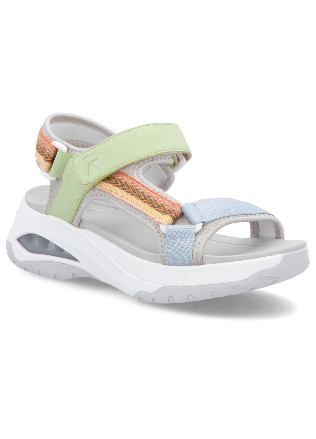 Комбинированные летние босоножки Rieker