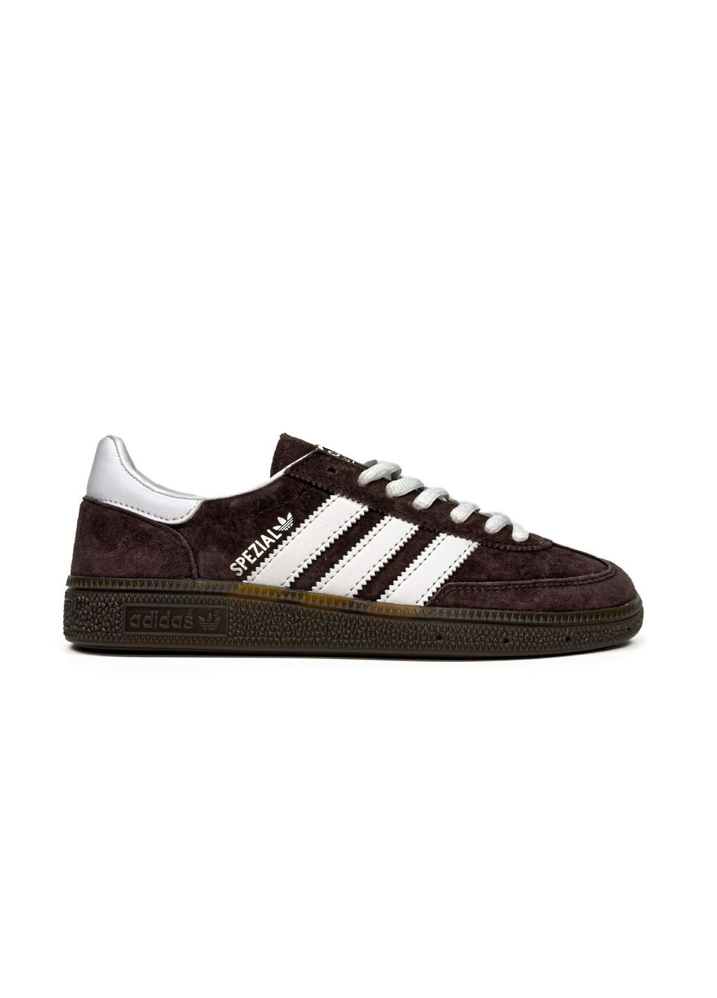 Белые демисезонные кроссовки мужские adidas spezial brown white адидас специал No Brand