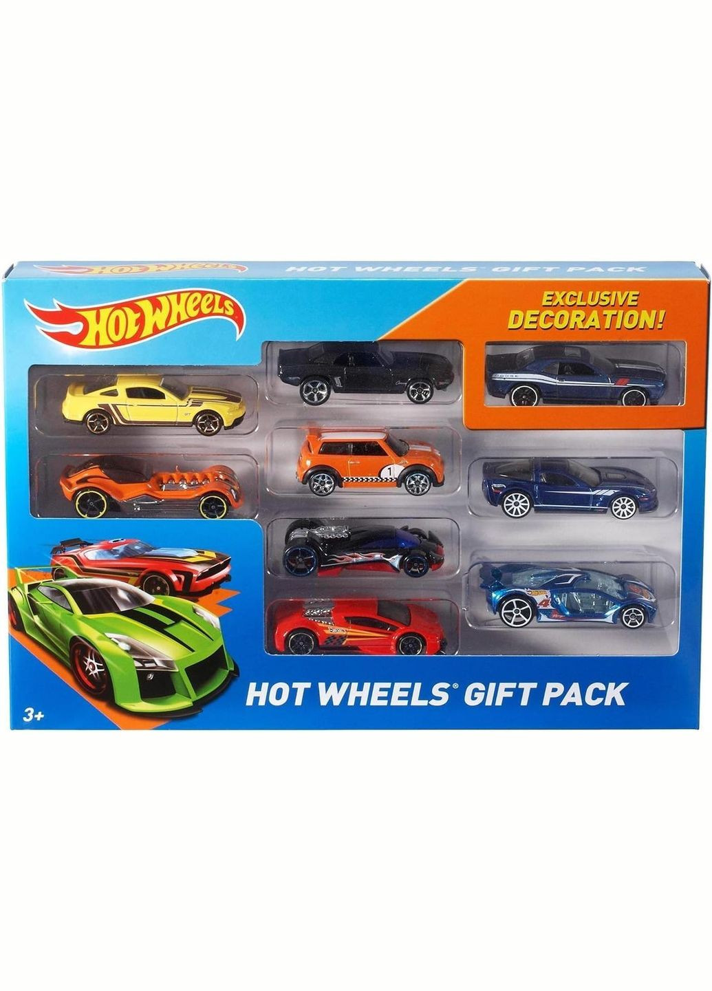 Коллекционный набор моделей автомобилей Hot Wheels 9 Car Pack Assortment 9 шт Mattel (282964491)