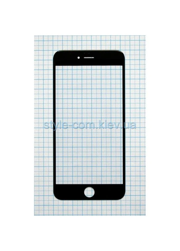 Стекло для Apple iPhone черное Оригинальное качество глянцевое 1 шт No Brand 6 Plus (400873966)