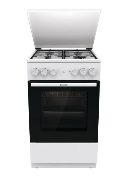 плита gk5a22wh комбинированная, 68л, 50x60см, эмалированный реш, с крышкой, Gorenje