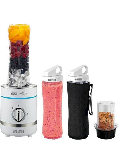 Фітнес-блендер Sport Mix & Fit SB-1100-Xline-White 300 Вт білий Noveen (364790612)