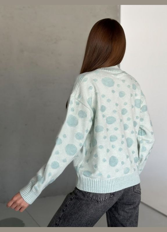 Голубой зимний свитер wn20-566 голубо- ISSA PLUS