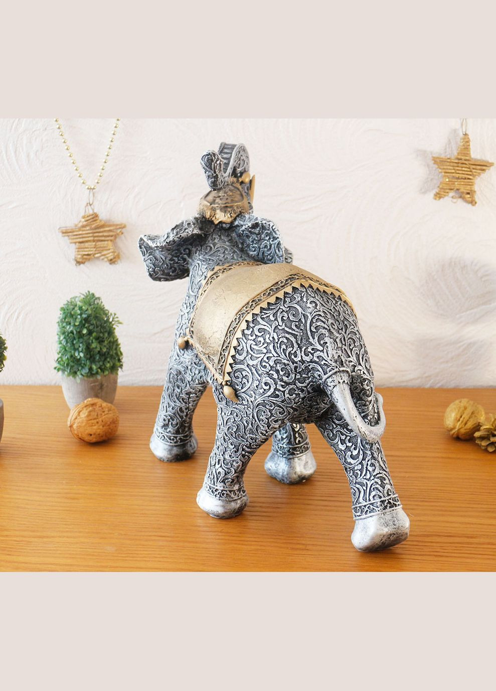 Статуэтка Слон серебро 30 см (СП107 цв) Гранд Презент (282743522)