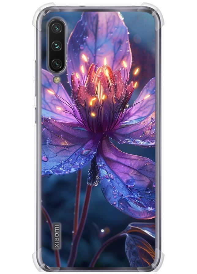 Силикон с усиленными углами чехол 'Магический цветок' для Endorphone Xiaomi Mi A3 (316048793)