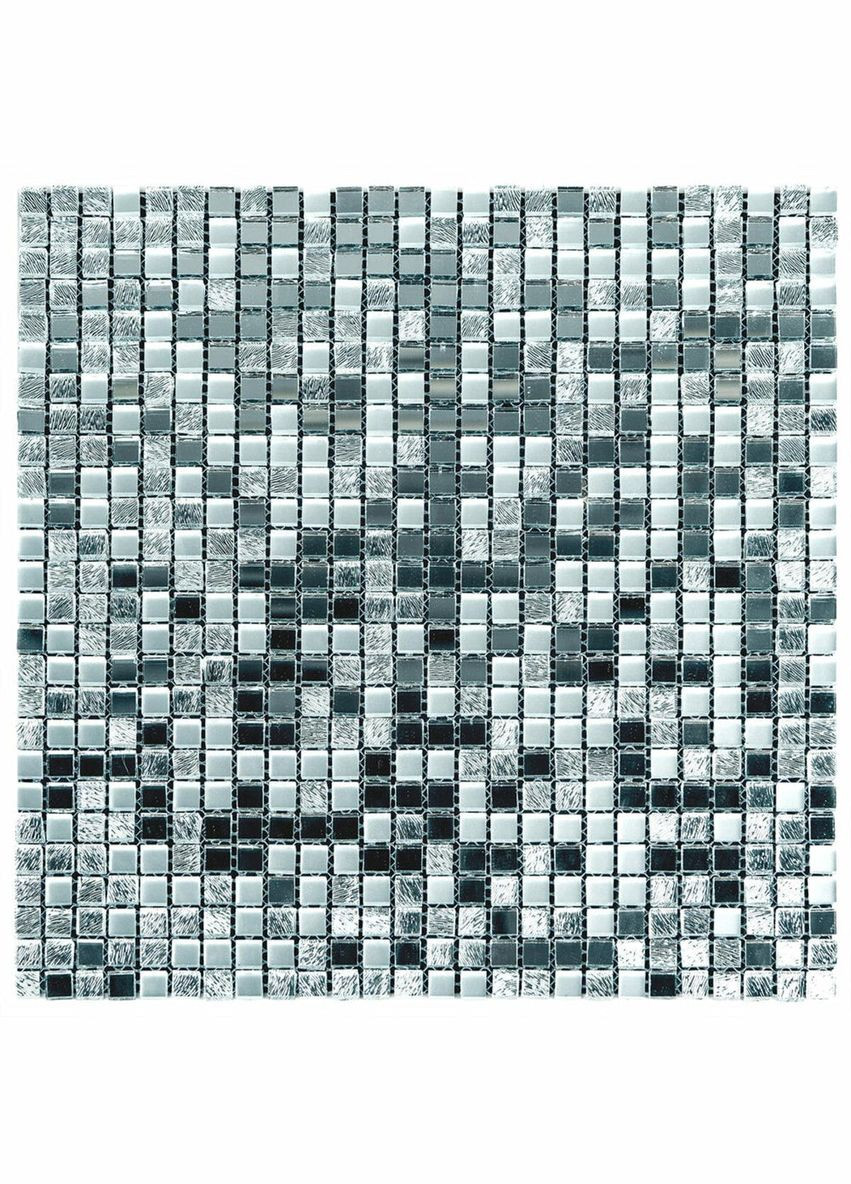 Мозаїка дзеркальна срібло 298х298х4,5мм SW-00002371 Sticker Wall (334303110)