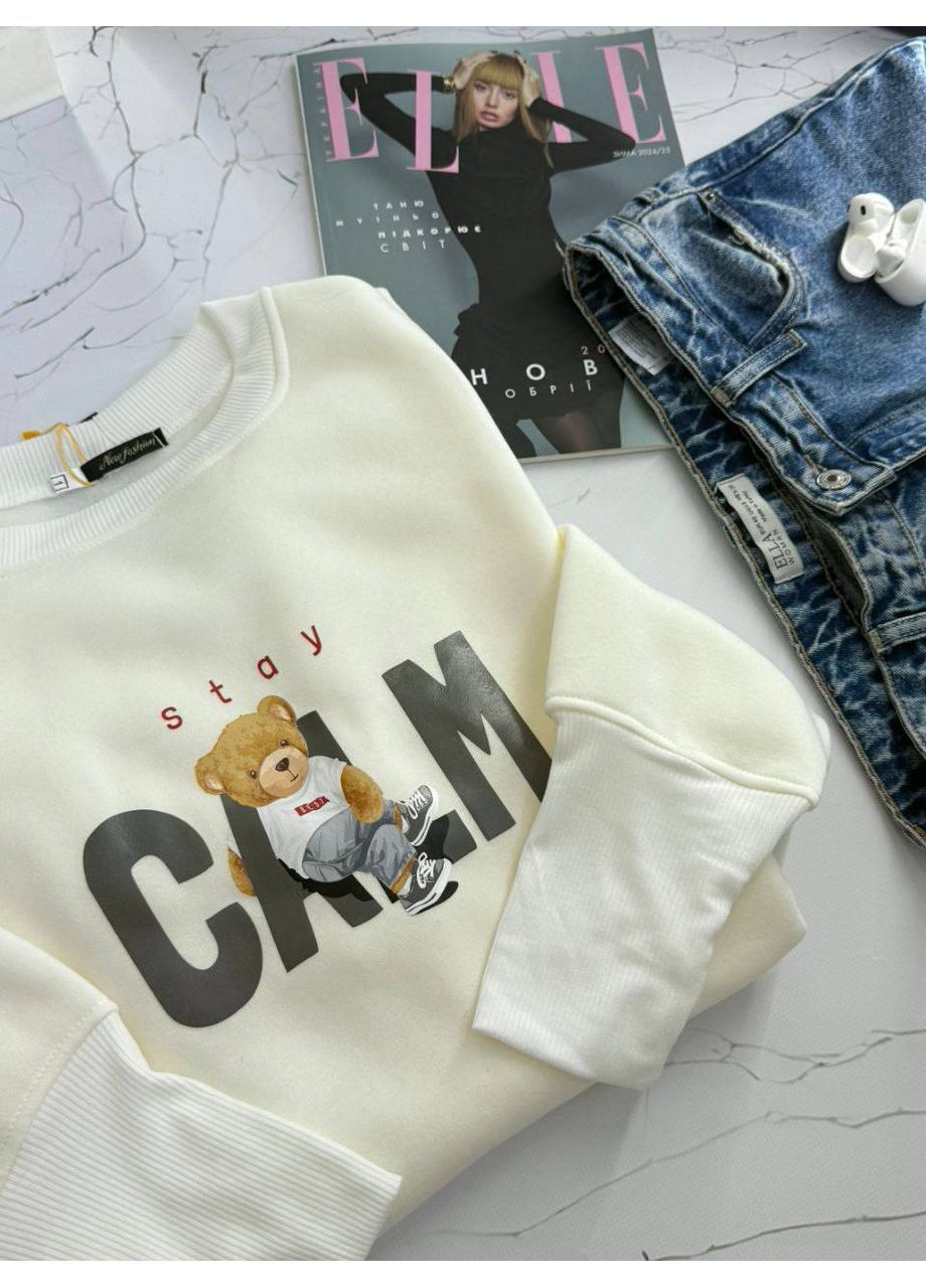 Молочный женский свитшот Asi.Store.ua без декора (369563175)