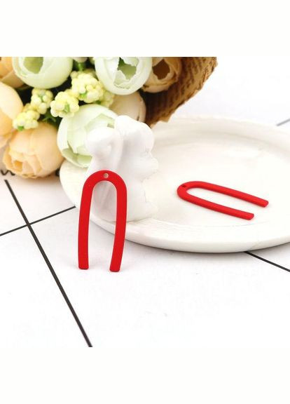 Підвіска Кулон підкова Червоний 27 мм х 13 мм Finding (316251372)