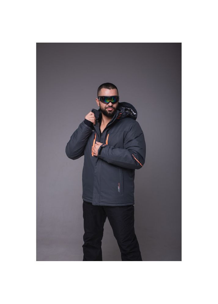 Серая зимняя горнолыжная куртка мужская Aolugang Куртка