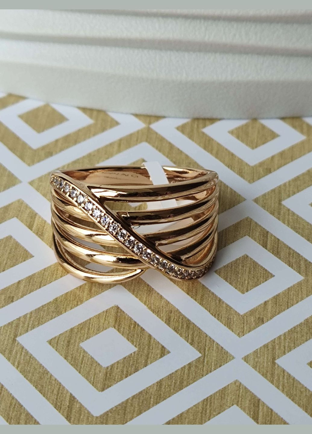 Каблучка позолочена ксюпінг xuping позолота медичне золото Xuping Jewelry (337114030)