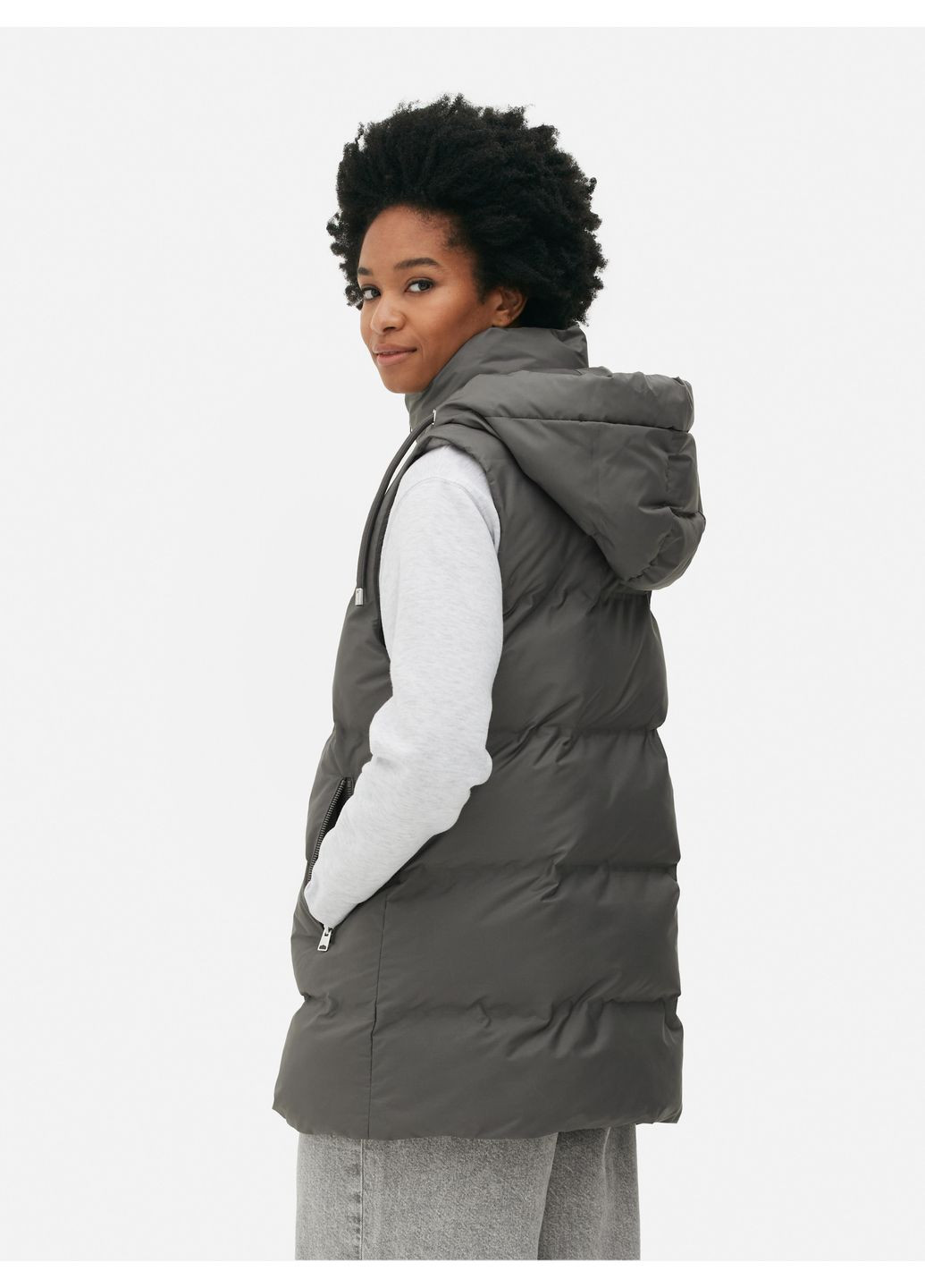 Жилет,темно-сірий, Primark (356171944)