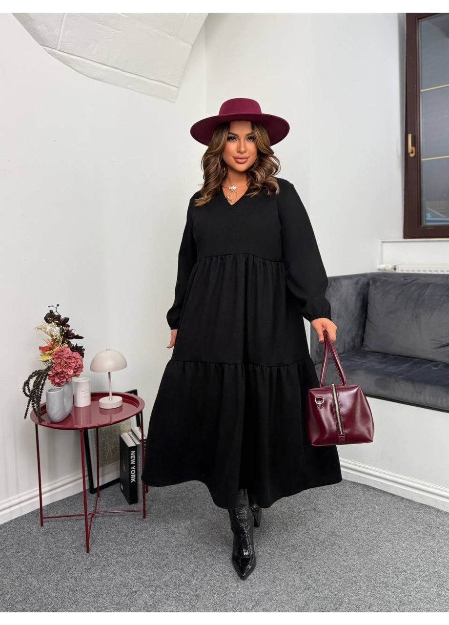 Черное коктейльное, повседневный, вечернее, деловое, кэжуал женское вельветовое платье Asi.Store.ua