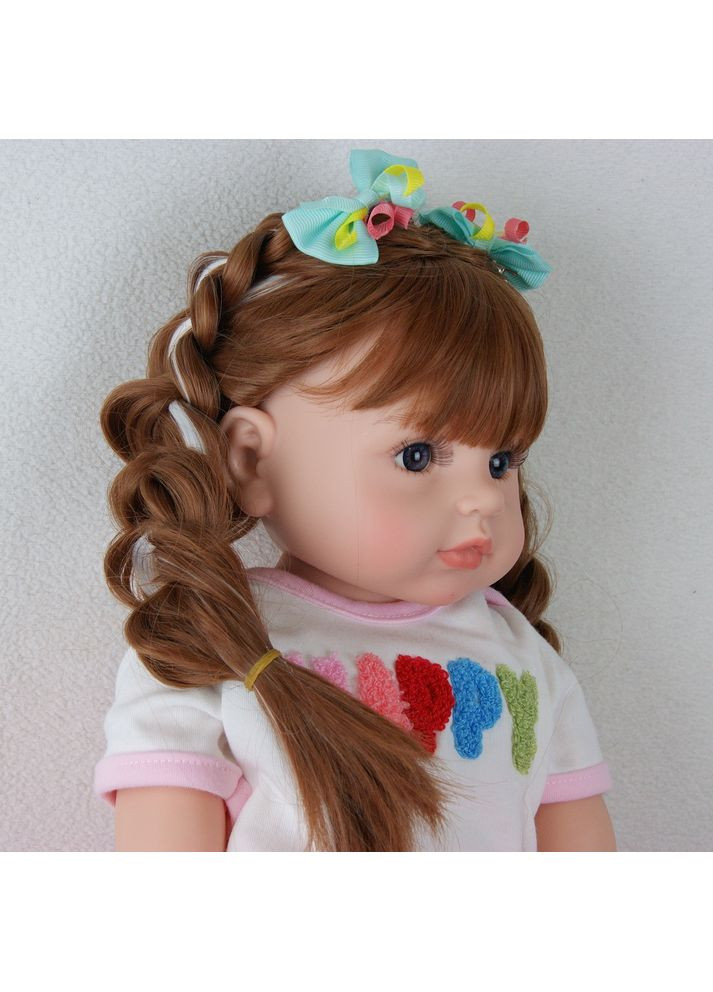 Кукла Реборн 55 см силиконовая Радуга No Brand (367736334)