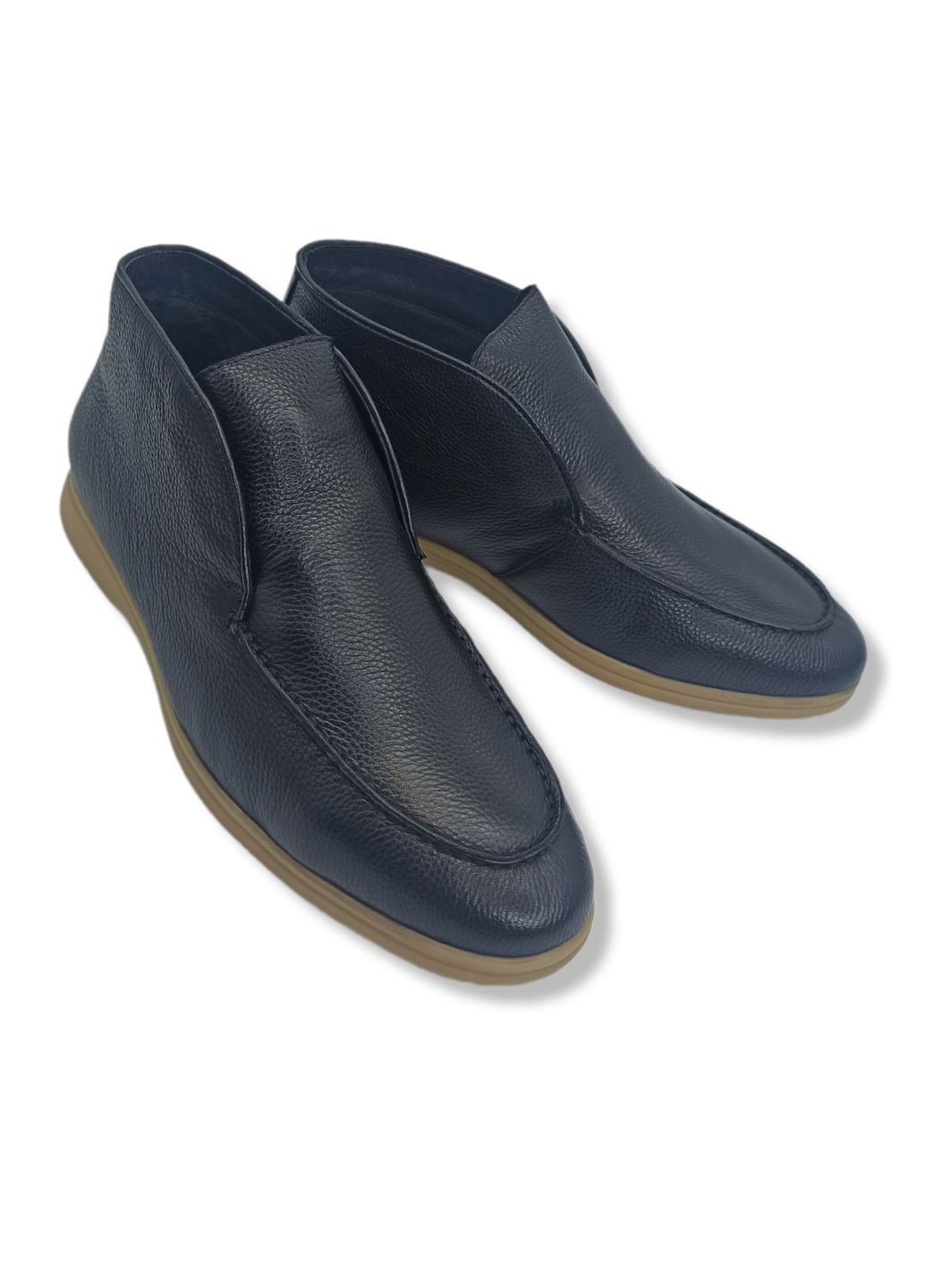 Черные осенние ботинки (р) кожа 0-2-2-am-7033r-1-1 Arees Meniwa