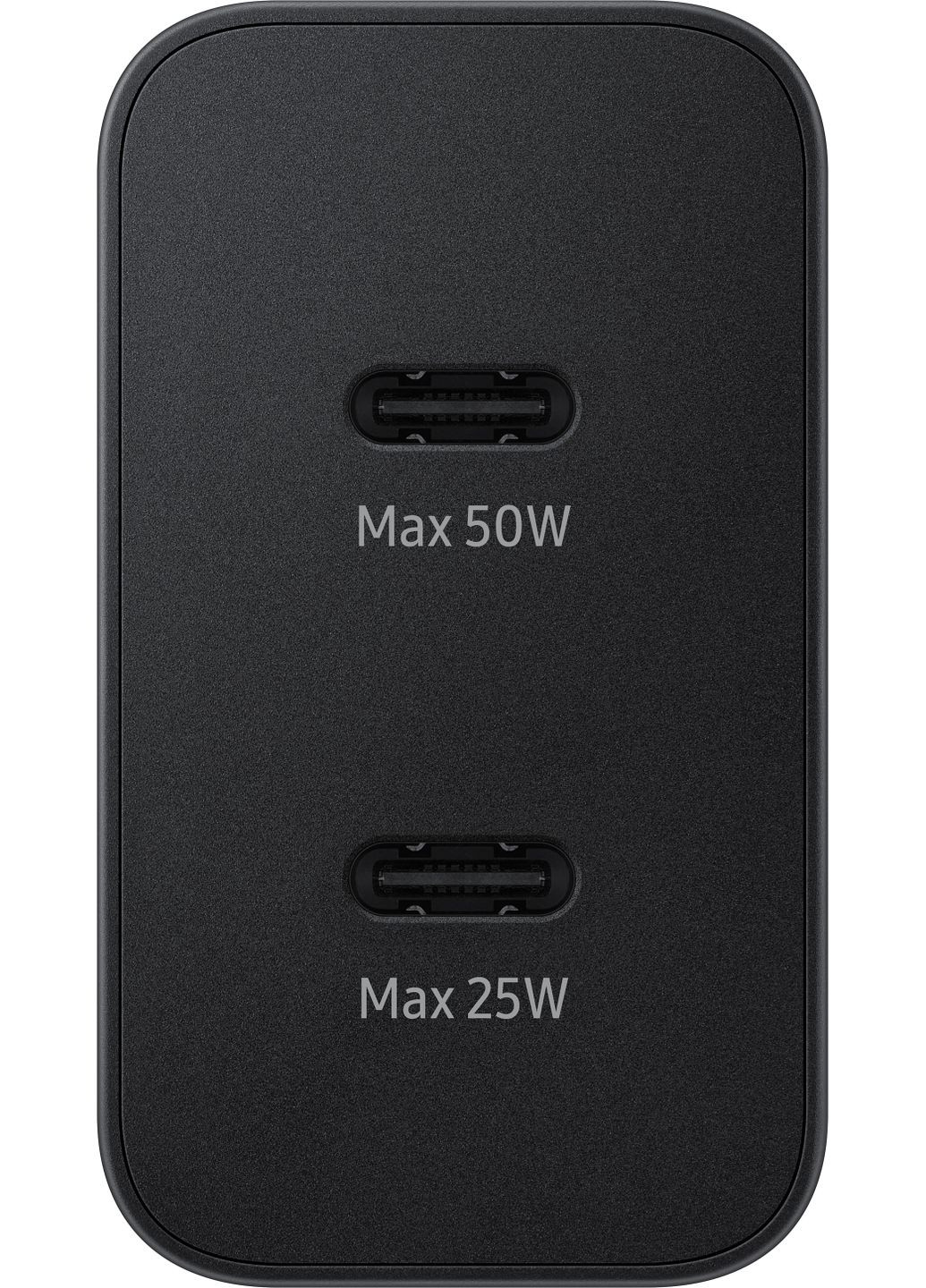 Зарядное устройство сетевое 50Вт 2xUSB-С, кабель USB-C > USB-C, 1.8м, черный Samsung (330028470)