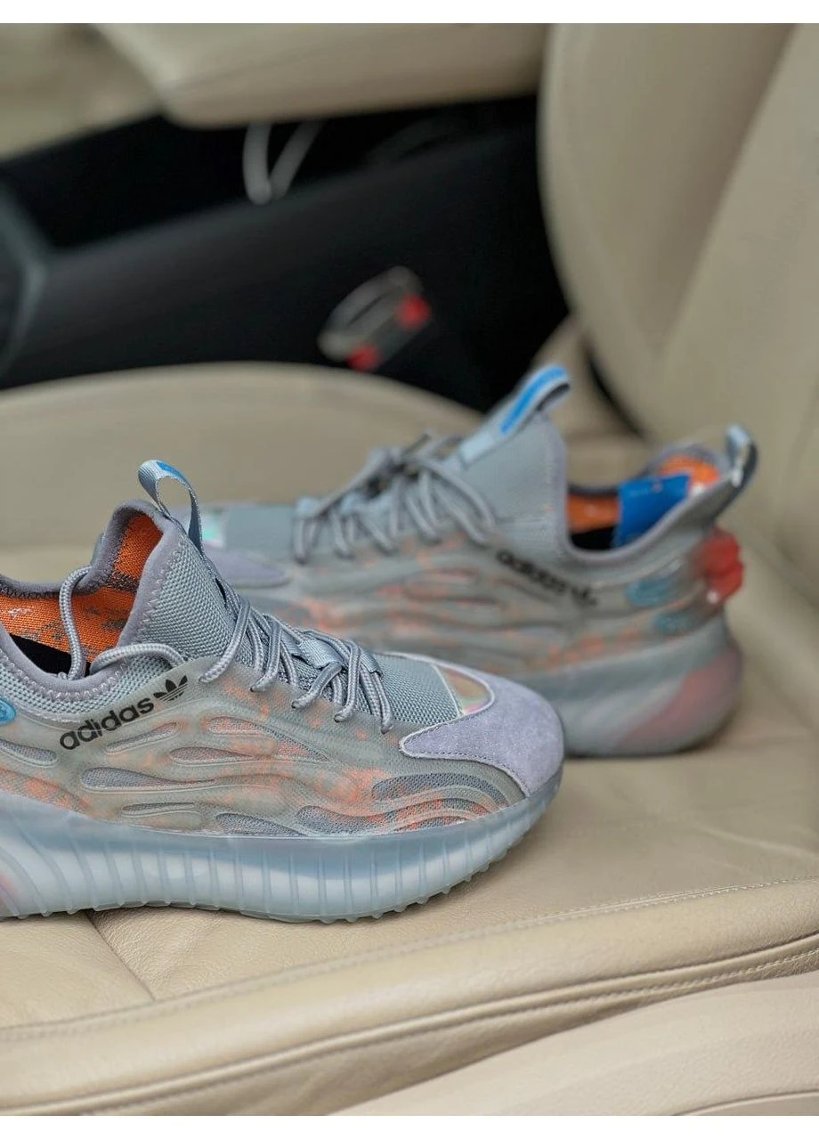 Серые летние кроссовки adidas boost grey адидас буст No Brand