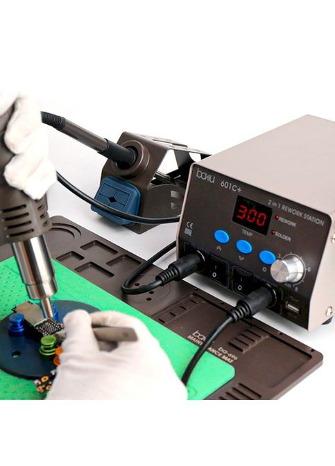 Паяльная станция BA-601C+ с термофеном Bakku (327793325)