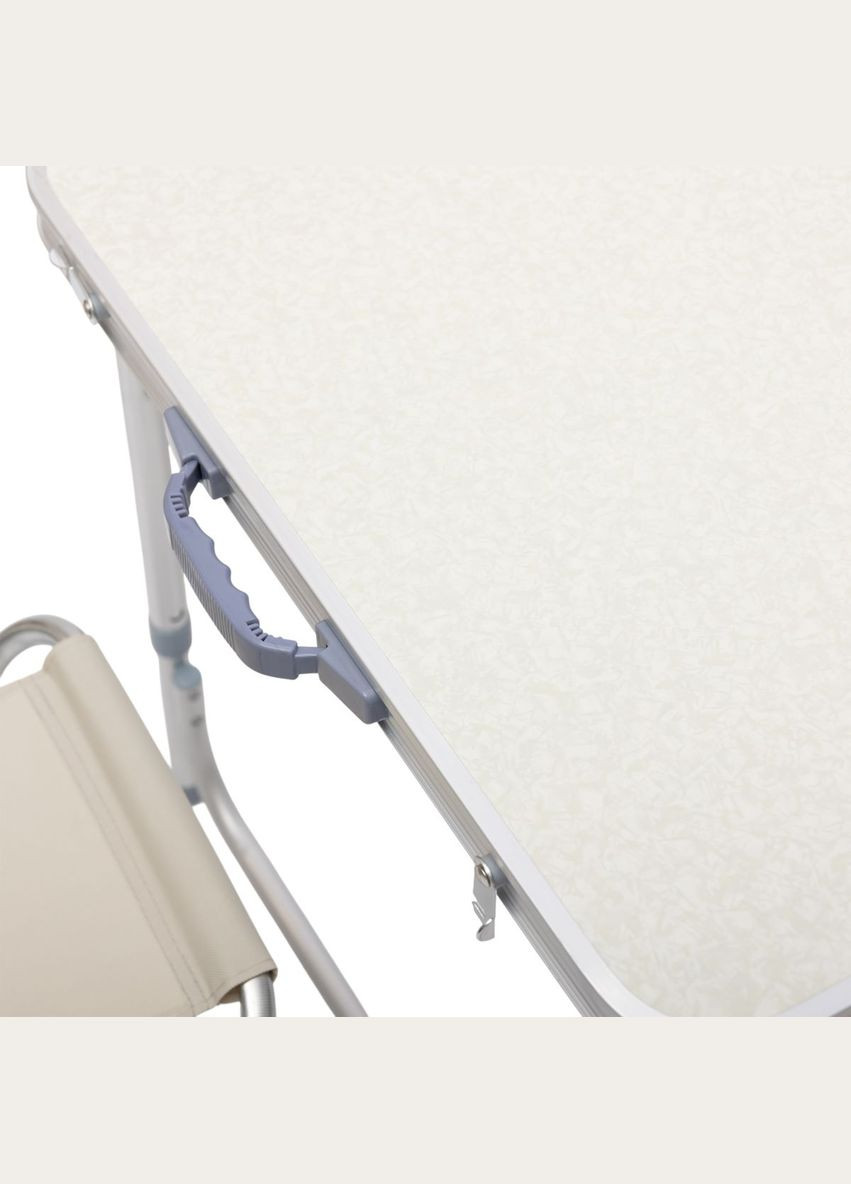 Стол и 4 стулья для пикника набор туристической алюминиевой складной алюминиевой мебели для кемпинга 8812-4 LUGI (364988568)