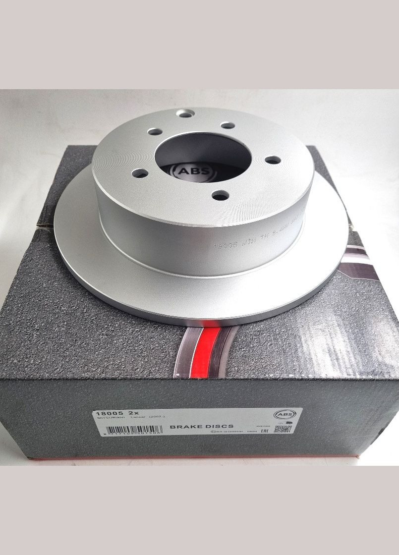 Диск гальмівний задній 18005 Лансер Х 2007-2017 MN116332 ABS Lancer (345739018)