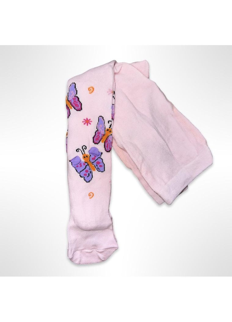 Дитячі колготки бавовняні для дівчаток De Метелик Блідо-рожевий (0742) Melatti (356603632)