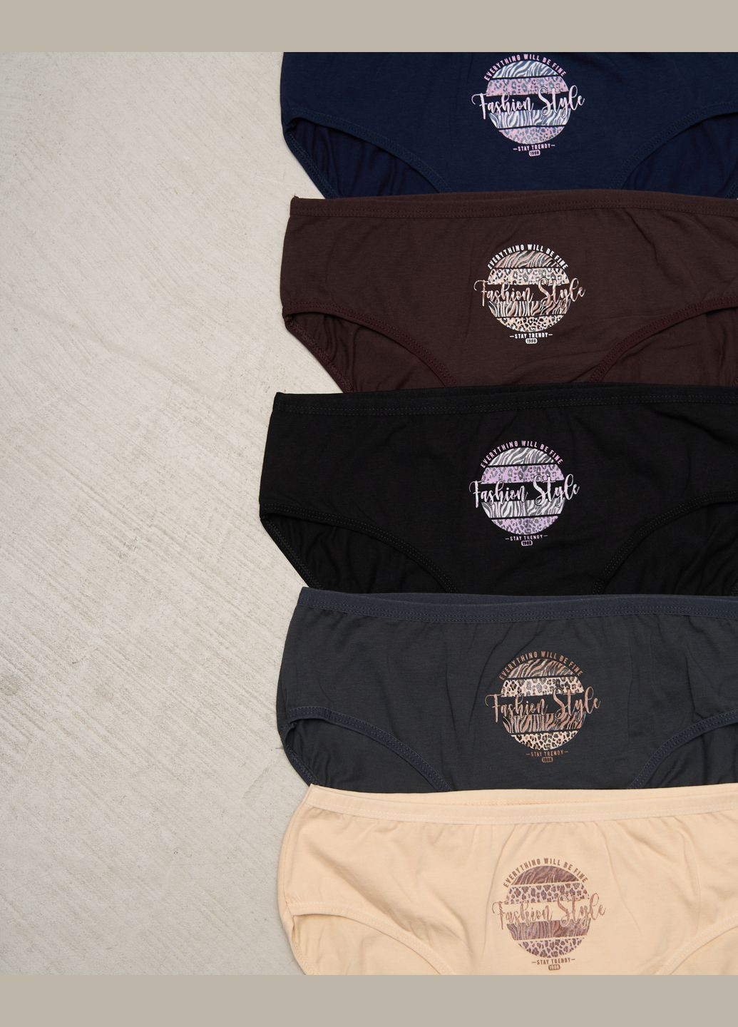 Батальні трусики бавовна 5 шт. Nicoletta (322126808)