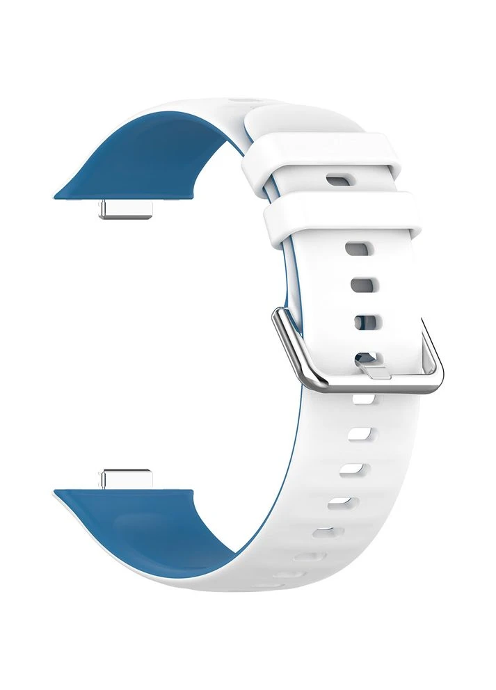 Ремешок для HUAWEI Watch Fit 3/4/4 Pro White Blue (ARM89076) ArmorStandart (385355460)