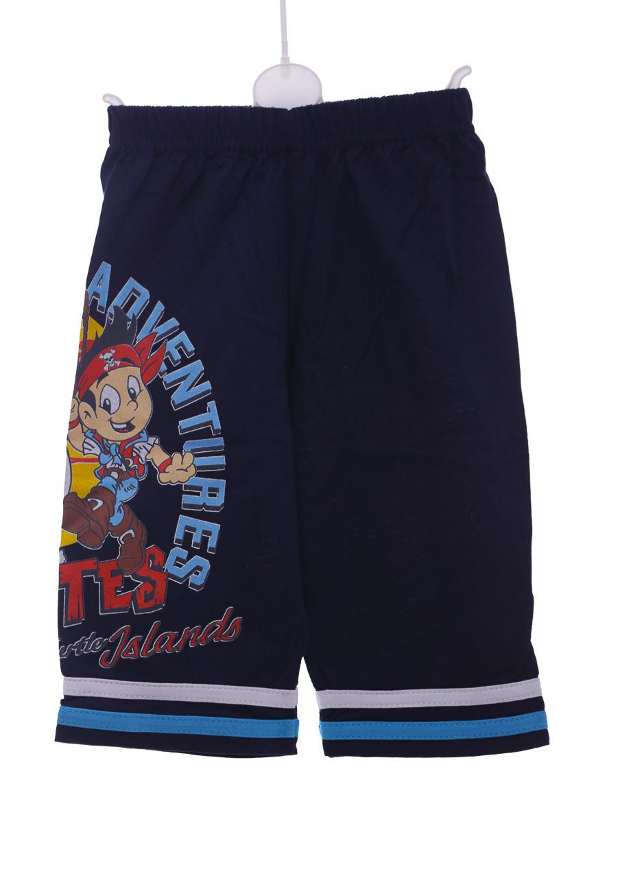 Бриджи для мальчика трикотажные с пиратом синий 110 см (39184) BABYKROHA (297198109)