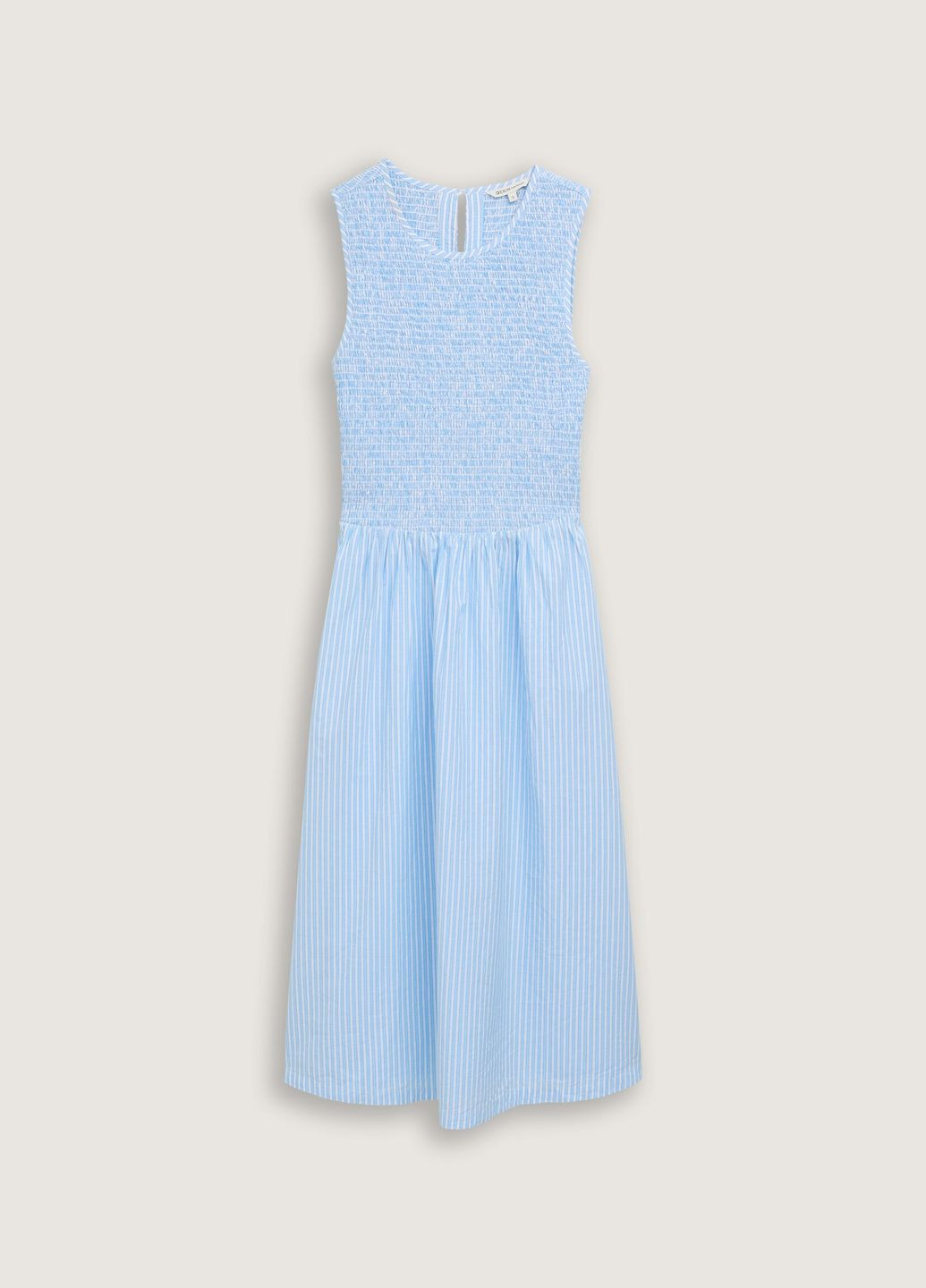 Голубое платье Tom Tailor однотонное