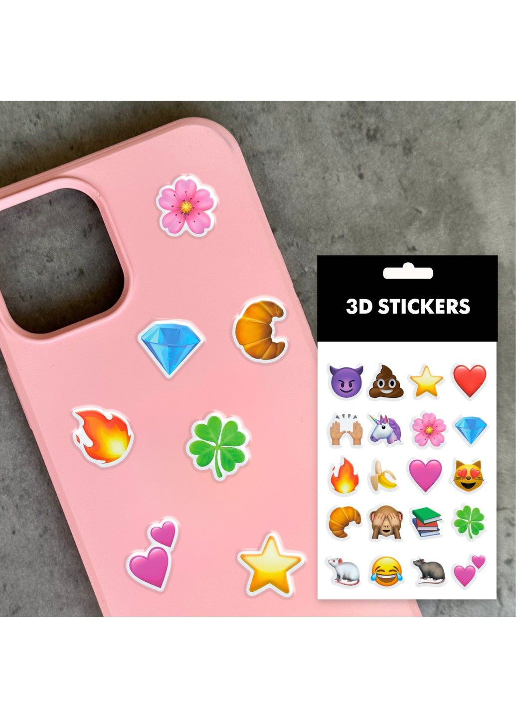 Акционный набор объемных наклеек №31 Tattooshka (340474392)