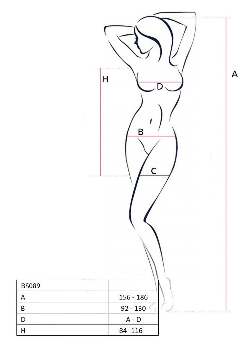 Бодістокінг-сукня BS089 red, міні, плетіння у вигляді павутини Passion (297572983)