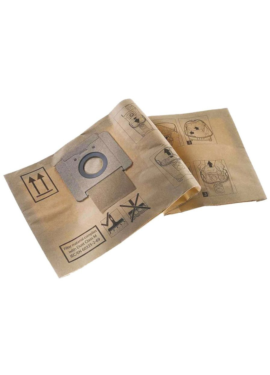 Бумажные мешки P70194 (5 шт) для пылесосов 446L, VC3012L, VC3012M (31047) Makita (264209423)
